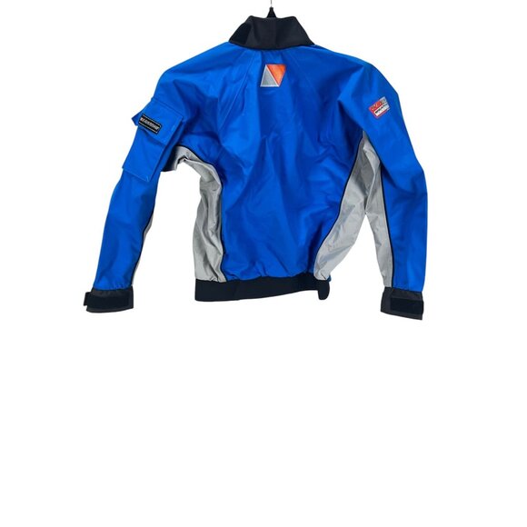 Magic Marine Sailing Jacket Boys Blue Gray 2 Layer Racing Spraytop Waterproof Br - Picture 2 of 16